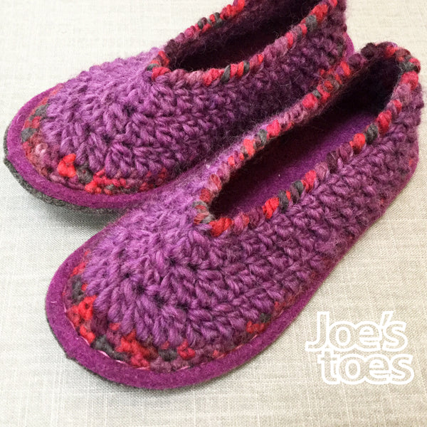 Crochet online slipper kit