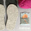 Children's Crossover Slipper Knit Kit in Pure Wool