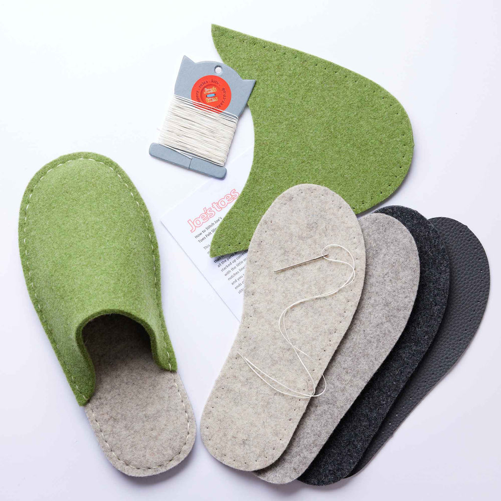 Joe_s-Toes-green-felt-slipper-kit-with-vinyl-sole