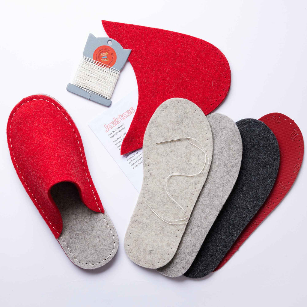 Joe_s-Toes-red-felt-slipper-kit-with-Vibram-rubber-sole