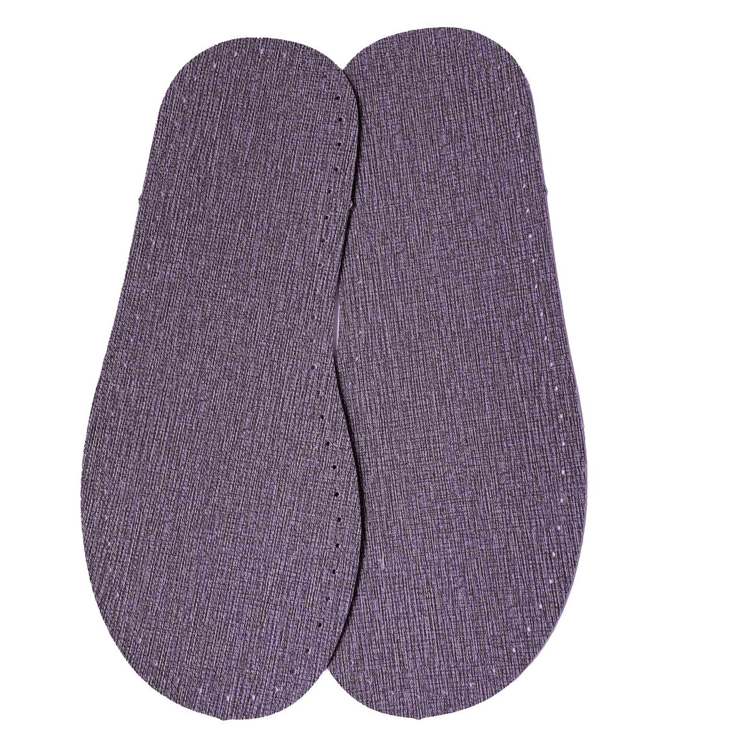 Joe_s-Toes-slipper-soles-in-purple linen look-vinyl