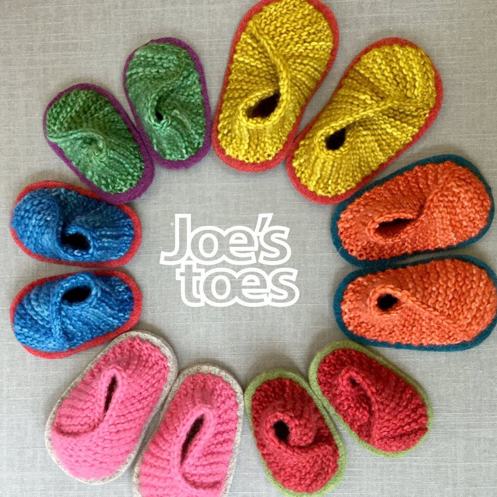 Joe_s_Toes_baby_slippers_in_Malabrigo_Worsted_yarn_with_logos