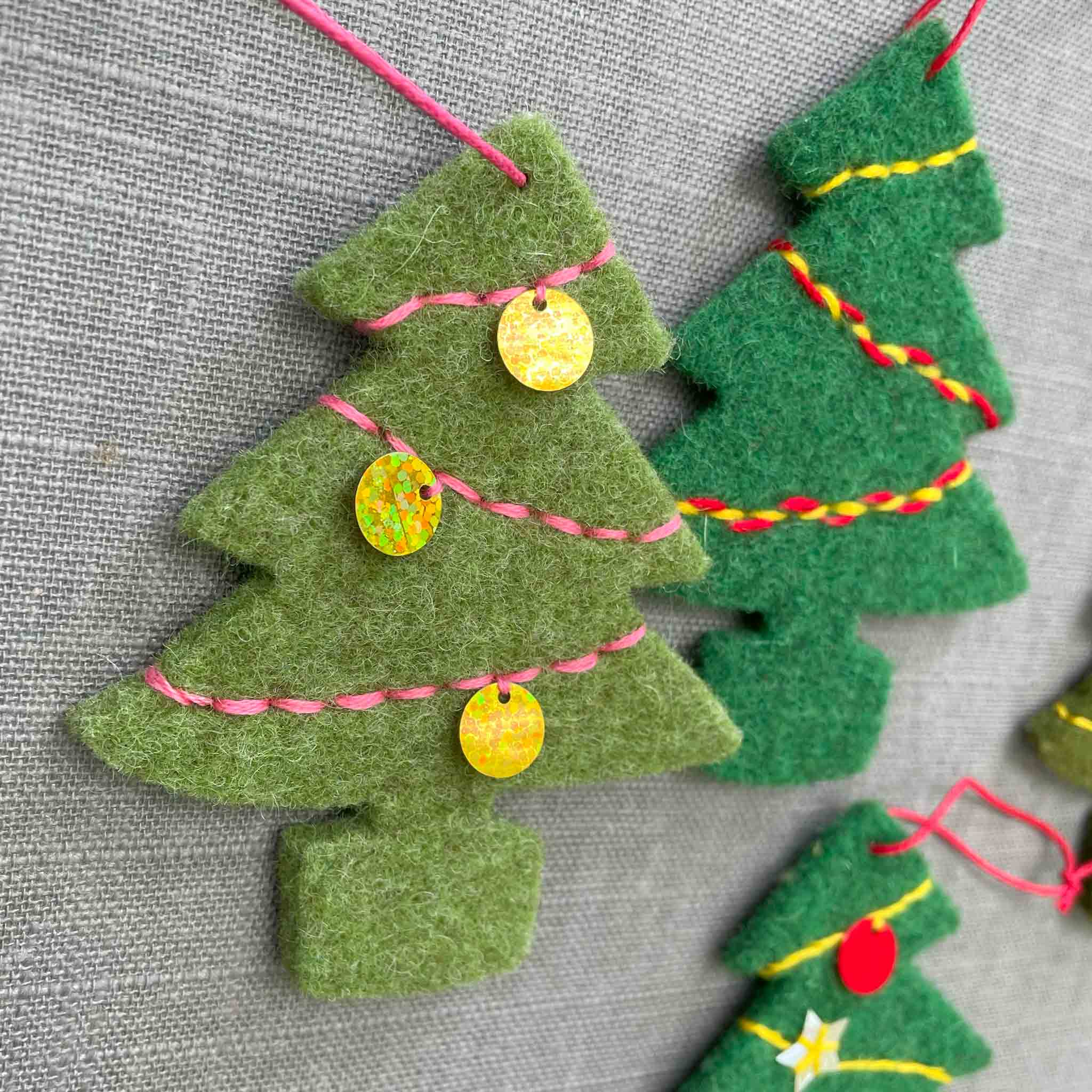 Felt Tree Shapes Felt Tree Joe's Toes