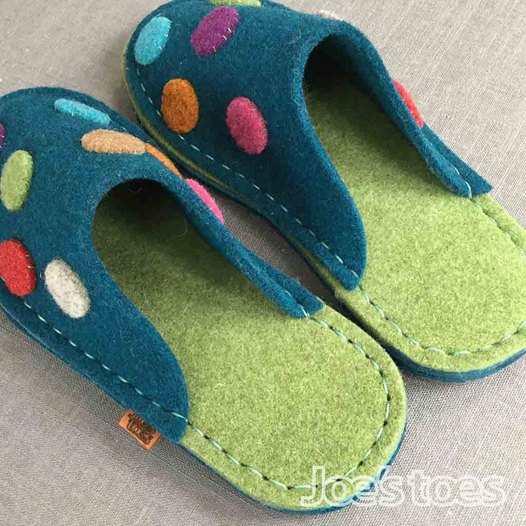 Dotty slipper inside view