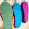 Thick Felt Boot Liners - warm insoles for boots or shoes