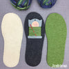 Joe's Toes knitted crossover slipper kit with suede soles
