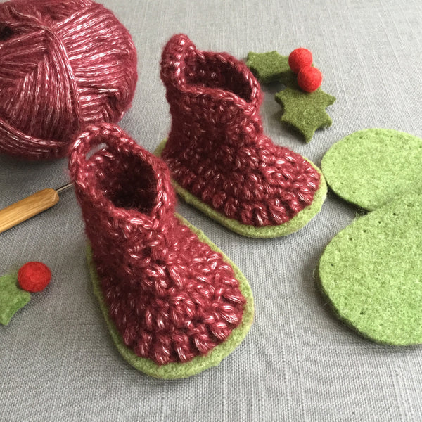 Bruna Baby Boots Crochet Kit