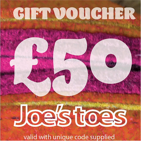 Joe's Toes Gift Voucher £50