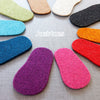 Thick Felt Soles - UK baby and child sizes - Joe's Toes  - 3