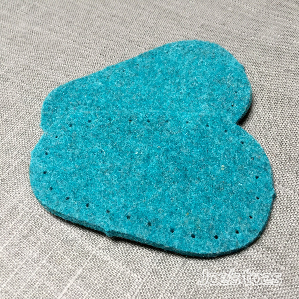 Turquoise baby soles for gold sparkle crossover kit