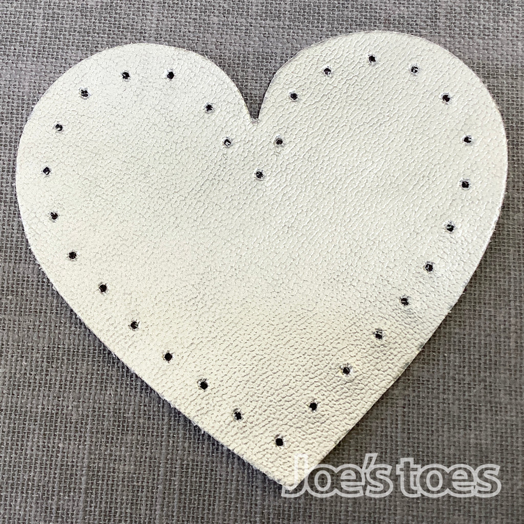 Joe's Toes Heart Shape Sew On Patches
