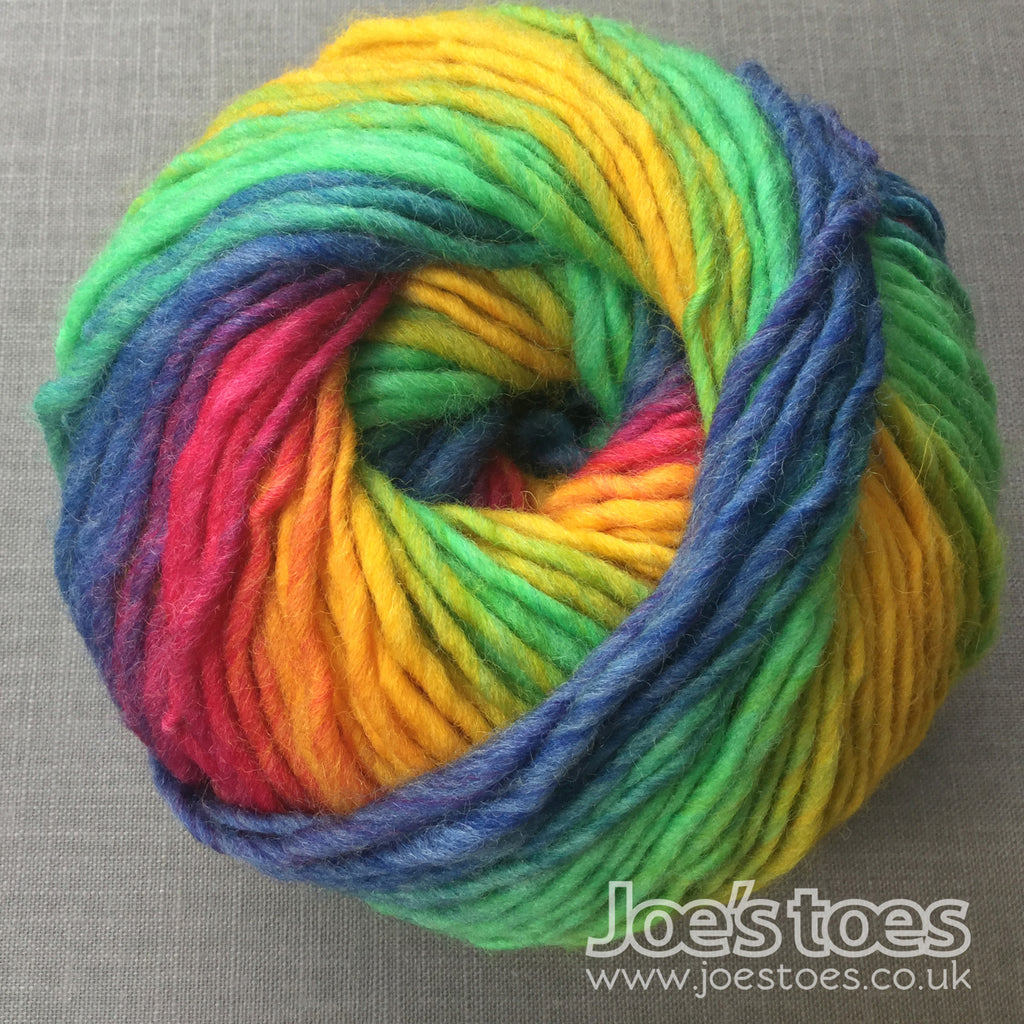 Pure wool rainbow yarn 100g ball