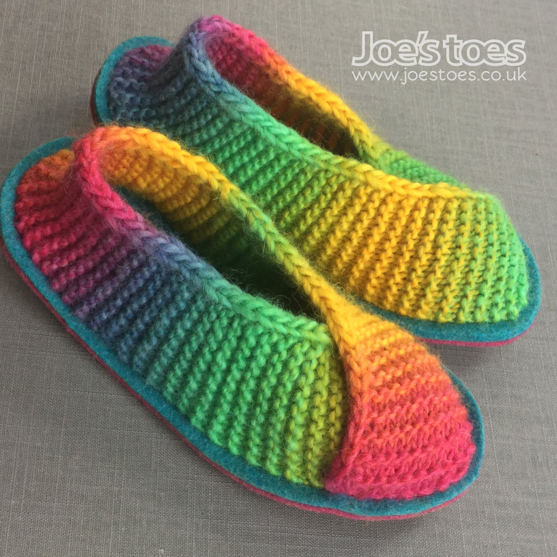 Joe's Toes Crossover Slipper Kit - Rainbow Slippers!