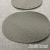 Oval Patches vegan leather