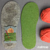 Crossover Knitted Slipper kit - Colour Mix