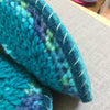 Joe's Toes Sarah crochet slipper in turquoise mix