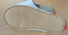 Joe's toes natual suede soles stitched